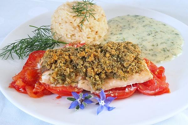 Salmon with Dill Crust
