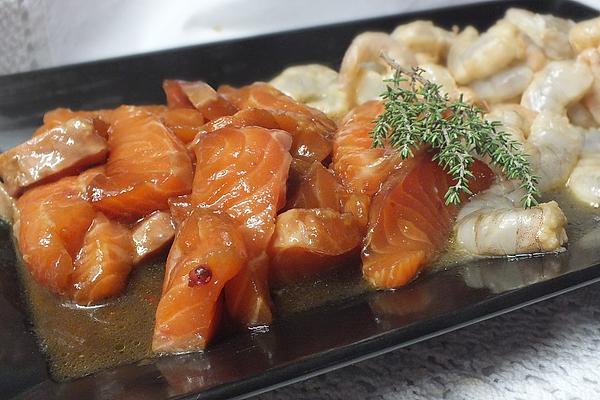 Salmon with Special Sauce and Marinade