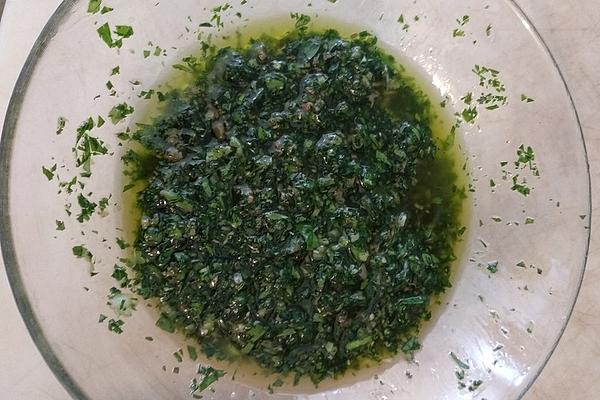 Salsa Verde – Green Sauce for Poultry, Cold Fish, Etc.