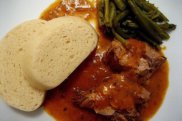 Sauerbraten from Turkey Thigh