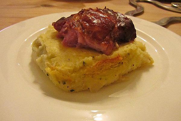 Sauerkraut Casserole with Potato Topping