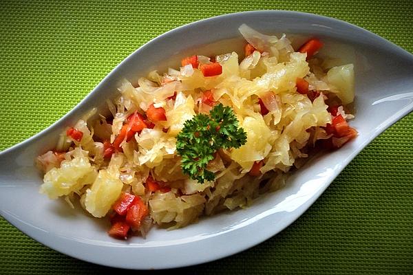 Sauerkraut Salad with Pineapple