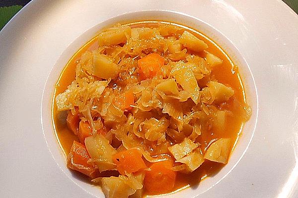 Sauerkraut Soup Vegetarian