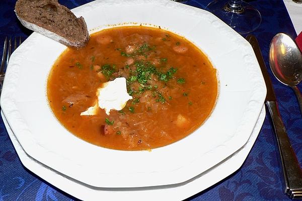 Sauerkraut Soup Zelňačka
