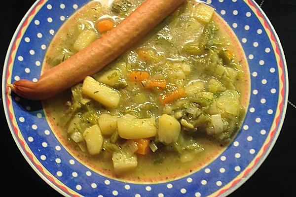 Sauerland Bean Soup, Granny Style