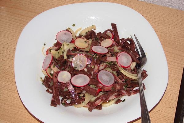 Sausage Salad in Old Swabian Style