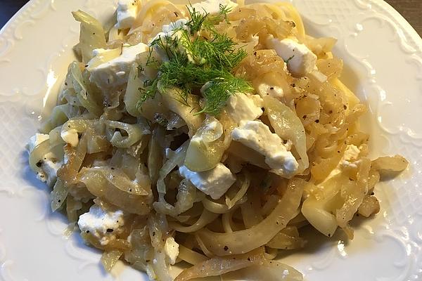 Sauteed Fennel with Feta Cheese