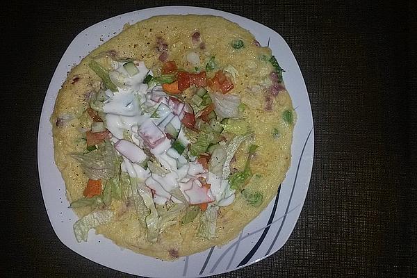 Savory Pancakes with Lettuce