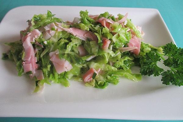 Savory Salad with Boiled Ham
