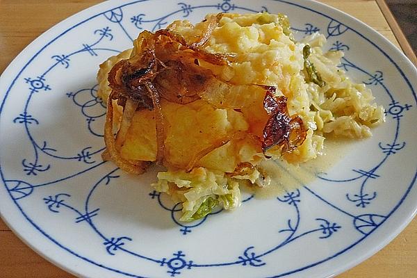 Savoy Cabbage – Mashed Potatoes – Casserole