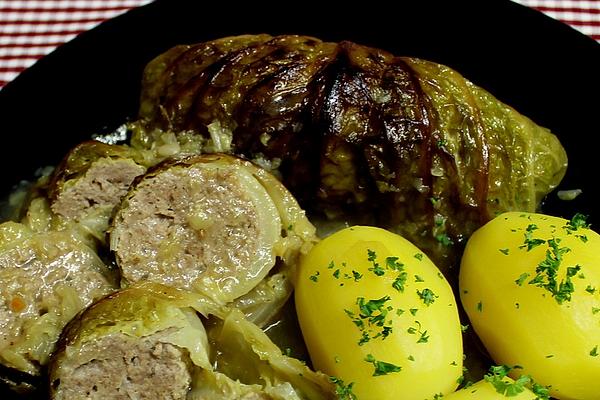 Savoy Cabbage Rolls According To Grandma`s Recipe