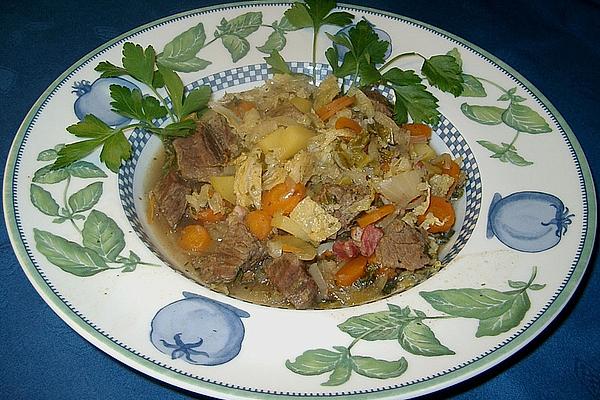 Savoy Cabbage Stew from Scotland