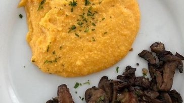 Polenta and Sweet Potato Congee