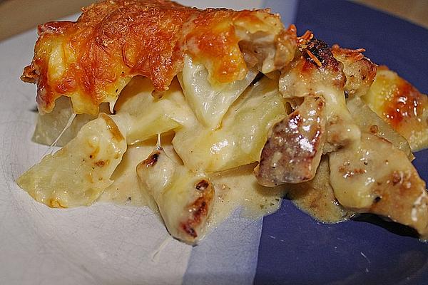 Schnitzel Pan with Kohlrabi &amp; Potatoes