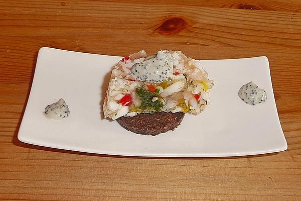 Schrat`s Jellied Haddock and Crab As Amuse Gueule