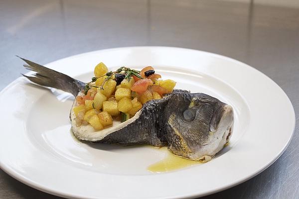 Sea Bream with Mediterranean Potato Vegetables