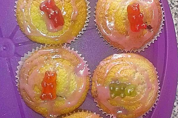 Semolina – Muffins with Gummy Bears