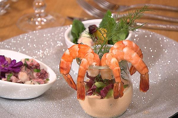Shrimp Polvo – Squid Salad (Salada De Polvo)