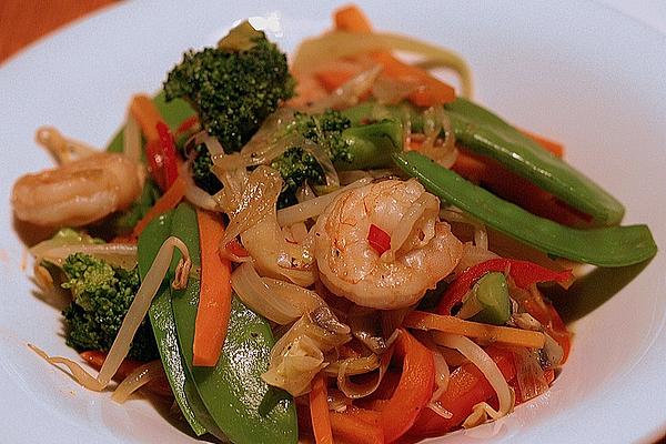 Shrimps with Vegetables