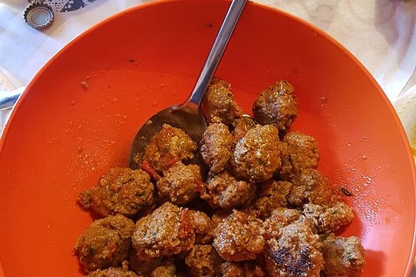 Sicilian Style Meatballs