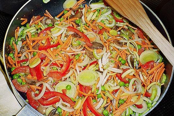 Sigraen`s Spicy Vegetable Spaetzle