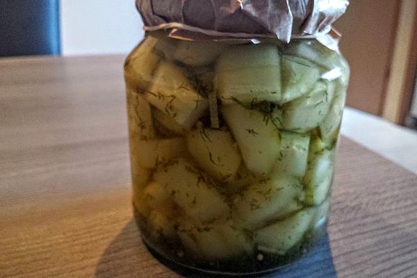 Silesian Style Sweet and Sour Cucumber