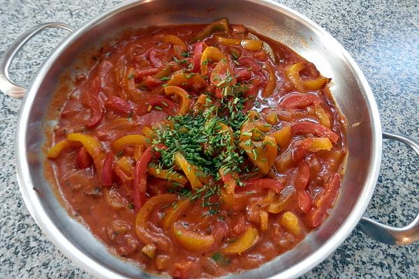 Simple Pepper-tomato-vegetables