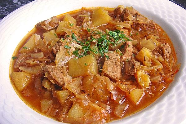 Simple White Cabbage Stew