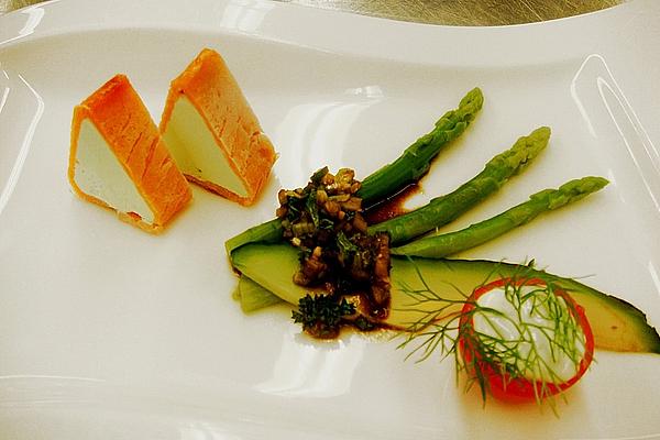 Smoked Salmon Trout Terrine with Green Asparagus
