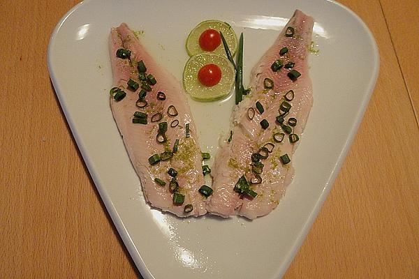 Smoked Trout with Lime Marinade