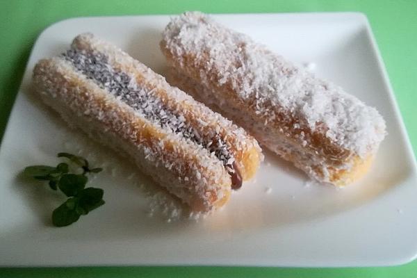 Soaked Ladyfingers with Nutella