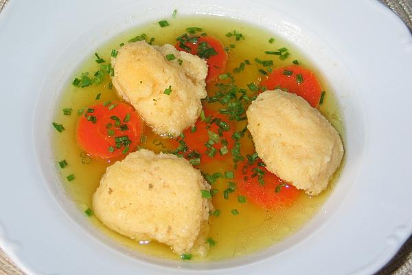 Soup Deposit – Semolina Dumplings