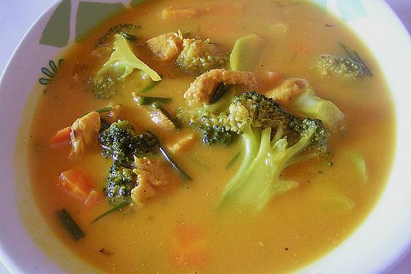 Soup with King Prawns and Saffron