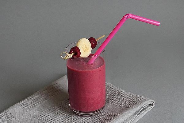 Sour Cherry and Banana Smoothie
