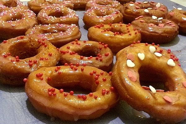 Sour Cream Donuts Made from Quark and Oil Batter