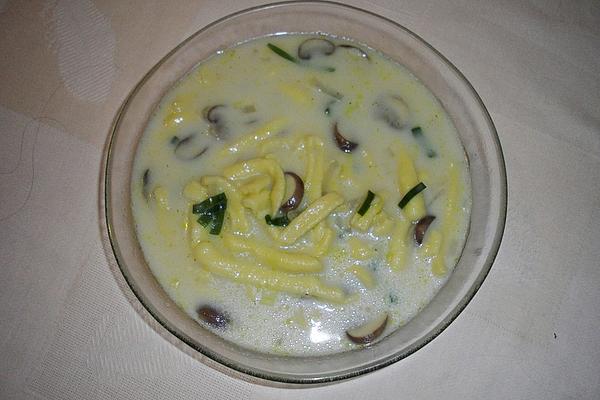 Spaetzle – Cheese – Soup