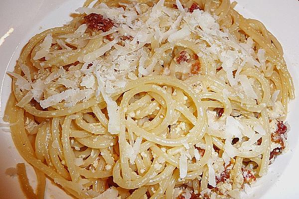 Spaghetti Alla Carbonara with Pancetta and Rosemary – Lardo