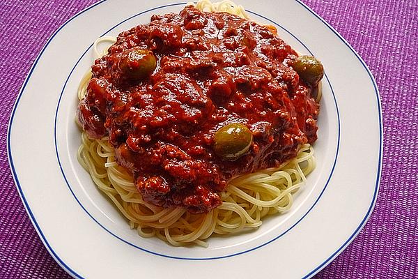 Spaghetti Bolognese, Tuscany Style