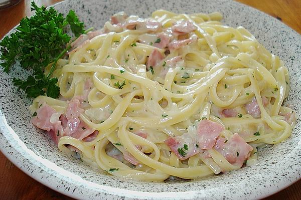 Spaghetti Carbonara Light