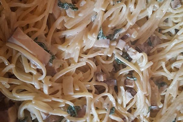 Spaghetti Carbonara Vegan Style