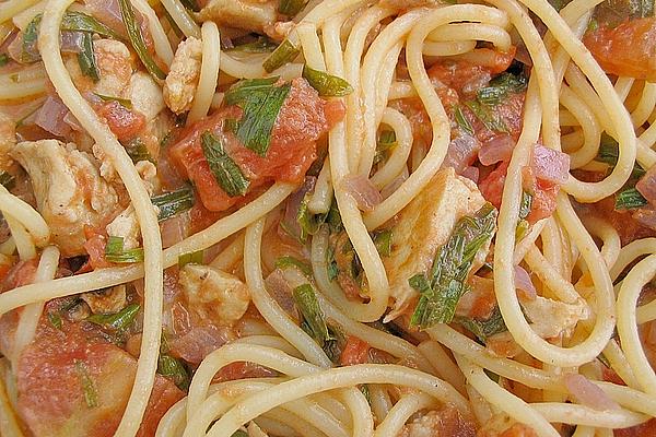 Spaghetti La Vanessa with Tarragon