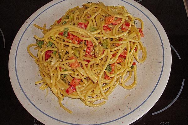 Spaghetti Salad with Chinese Spices