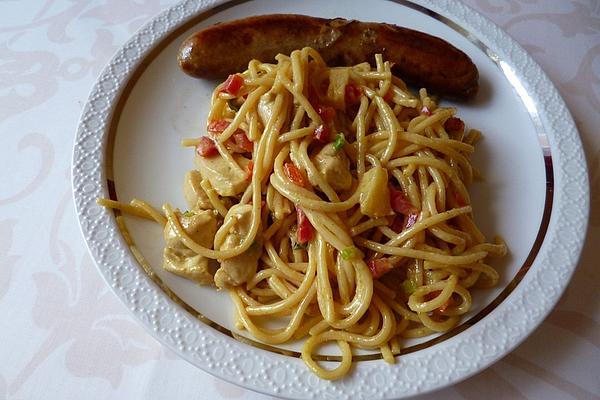 Spaghetti Salad with Turkey