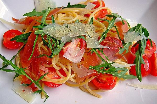 Spaghetti with Arugula