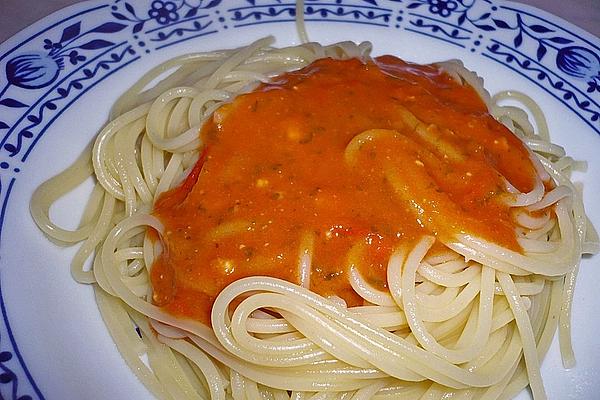 Spaghetti with Blue Cheese
