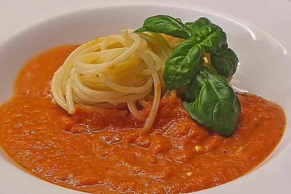 Spaghetti with Carrot and Tomato Sauce