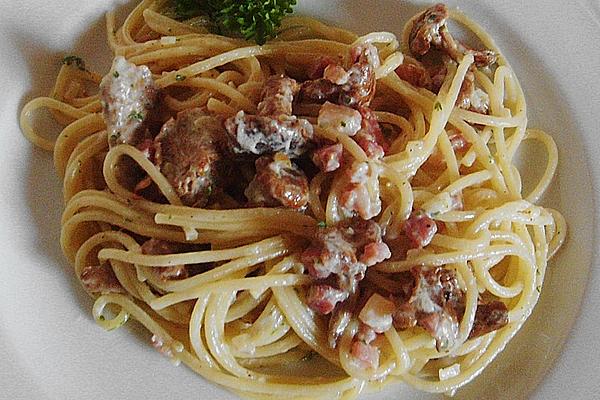 Spaghetti with Chanterelles
