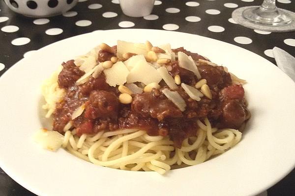 Spaghetti with Chorizo ​​bolognese À La Bahgira