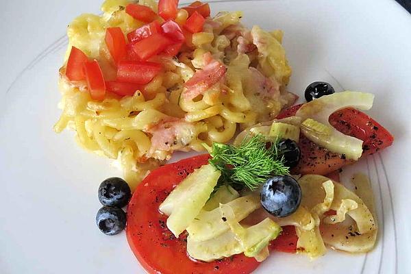 Spaghetti with Fennel and Ham