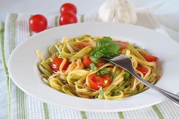 Spaghetti with Fresh Tomatoes